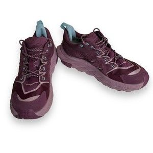 Hoka One Anacapa Low GTX Hiking Trail Runner Sneaker Purple Women 9 B Gore Tex